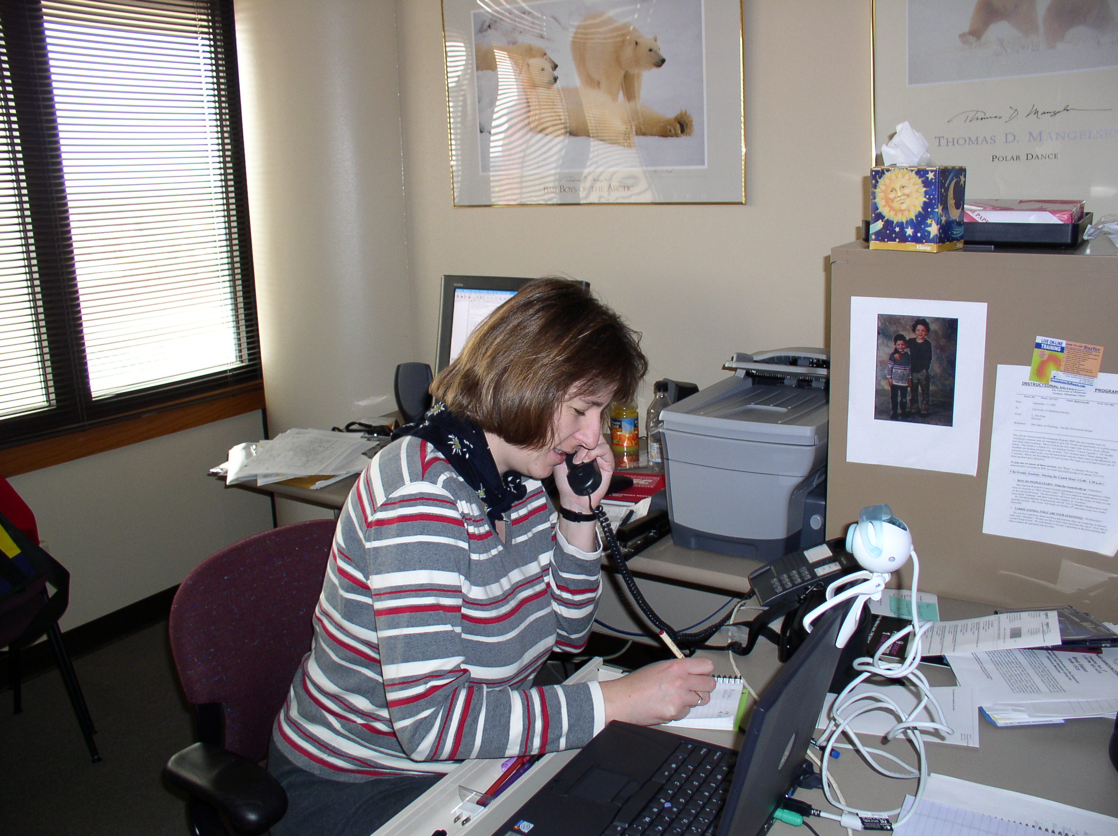 Dr. Kastner-Klein in her office